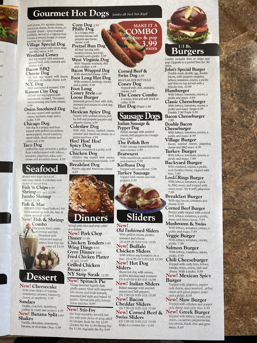 Village Gourmet Hot Dogs Menu - Image 6